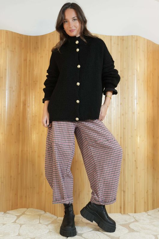 Sandringham Cardigan Black - 